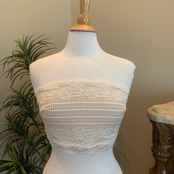 NWT Free People Camilla Bandeau Bralette Ivory L - Picture 9 of 15